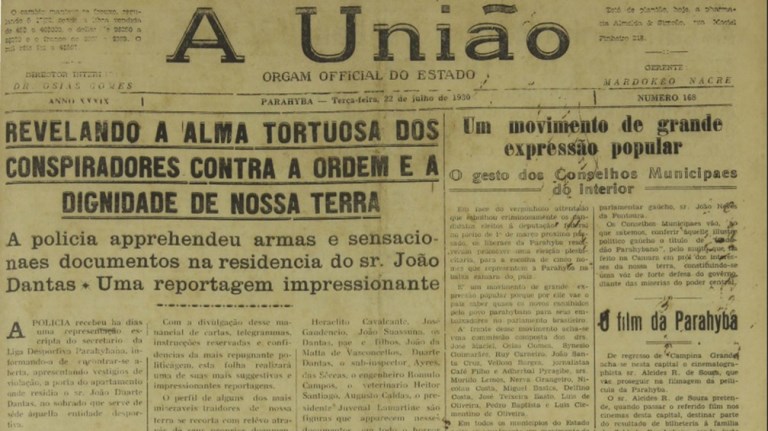 Morte de João Pessoa: 90 anos do crime que marcou a Paraíba e mudou a política no Brasil