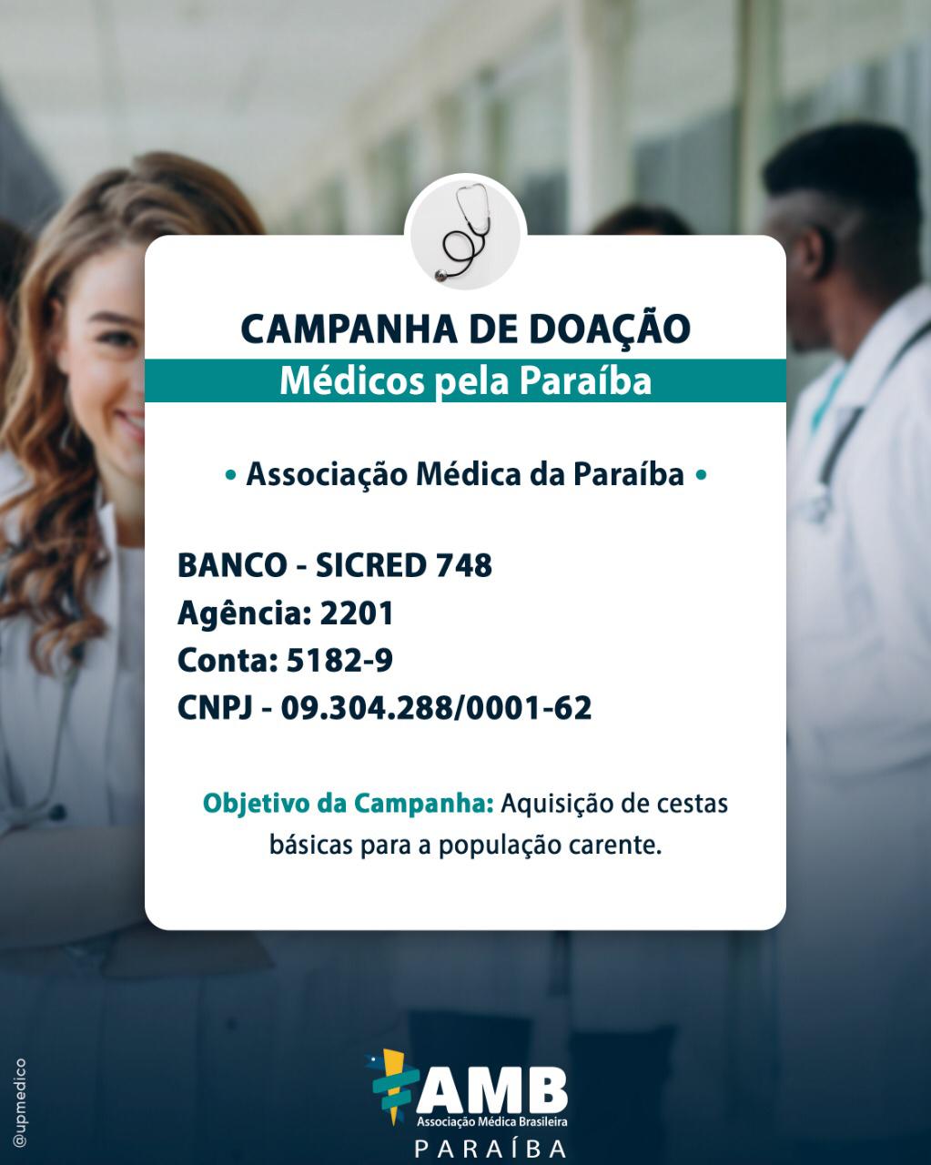 associacao-medica-da-paraiba-lanca-campanha-para-doacao-de-cestas-basicas