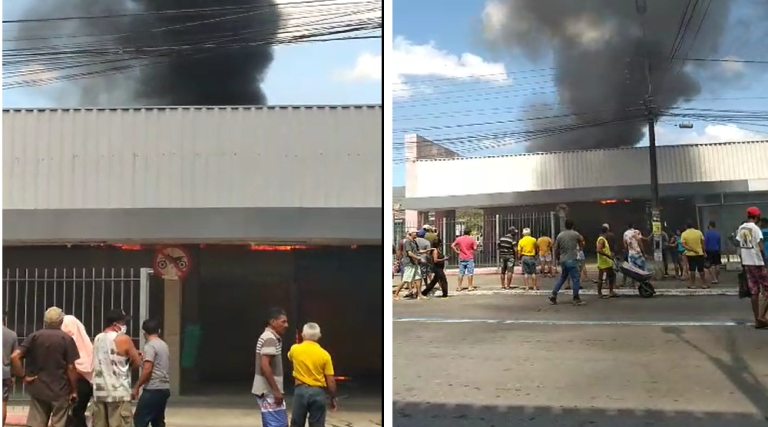 incendio destroi oito boxes de shopping popular de joao pessoa