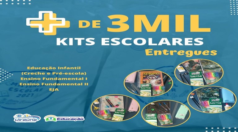 secretaria municipal de educacao realiza a entrega de mais de 3 mil kits escolares