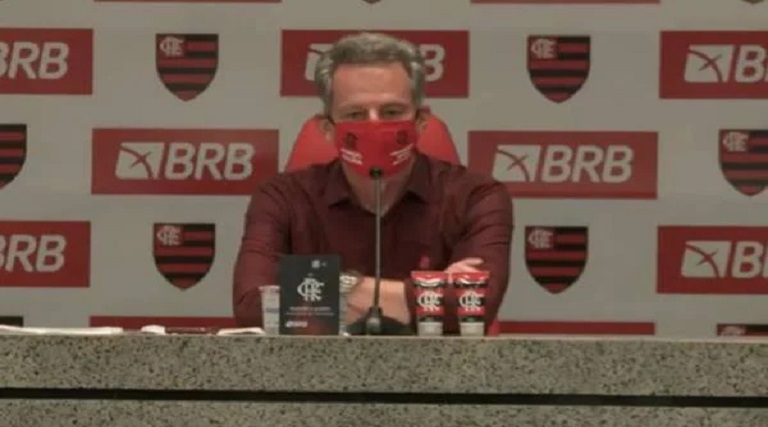 Presidente do Flamengo Rodolfo Landim