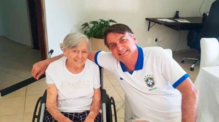 Mãe de Jair Bolsonaro morre aos 94 anos no Interior de São Paulo 1 mae de jair bolsonaro morre aos 94 anos no interior de sao paulo