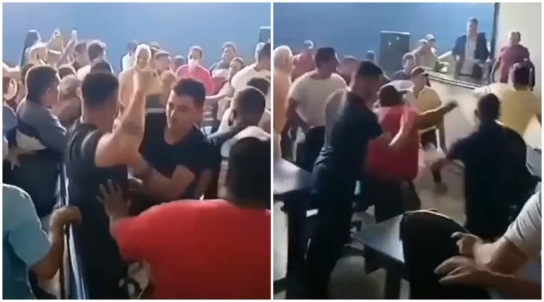 População revoltada invade câmara e metem a porrada em vereadores; Veja vídeo 1 populacao revoltada invade camara e metem a porrada em vereadores veja video