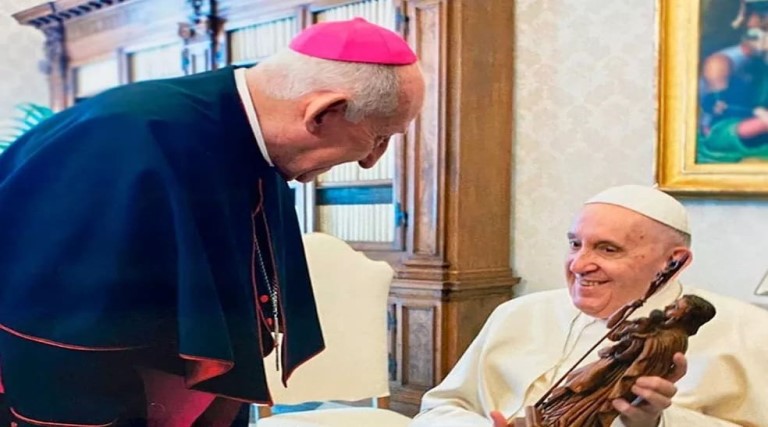 cearense trabalhou 25 dias para concluir imagem entregue ao papa sem palavras para descrever