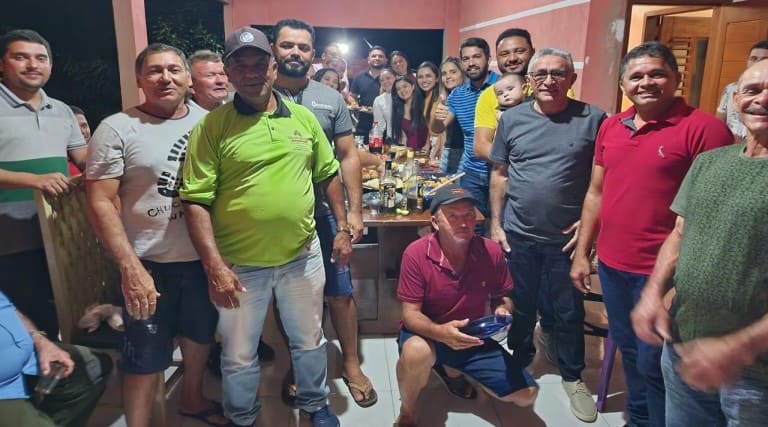 distrito de tanques empresario edmundo e familia reune grande comitiva para recepcionar prefeito itamar moreira
