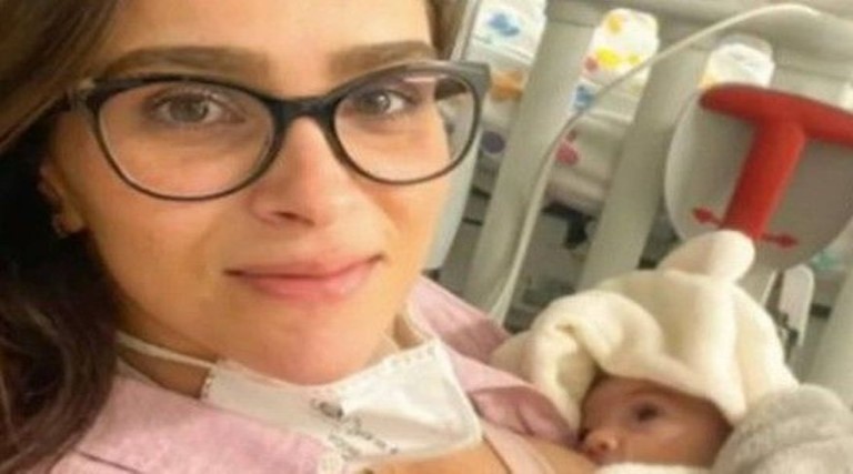 Filha de Juliano Cazarré é internada de emergência na UTI para fazer cateterismo 1 filha de juliano cazarre e internada de emergencia na uti para fazer cateterismo