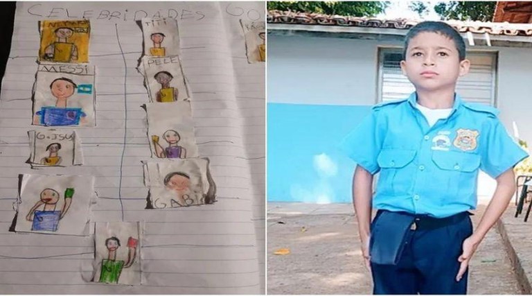 Sem dinheiro, menino desenha próprio álbum da Copa e emociona internautas 1 sem dinheiro menino desenha proprio album da copa e emociona internautas