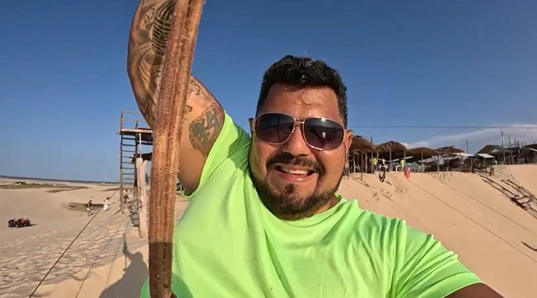 Vídeo: Turista gravou queda de tirolesa que o levou à morte em Canoa Quebrada; veja 1 video turista gravou queda de tirolesa que o levou a morte em canoa quebrada veja