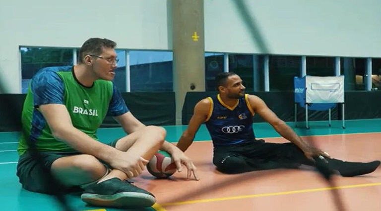 Paraibano Ninão, homem mais alto do Brasil, é convocado para Mundial de Vôlei Sentado 1 paraibano ninao homem mais alto do brasil e convocado para mundial de volei sentado