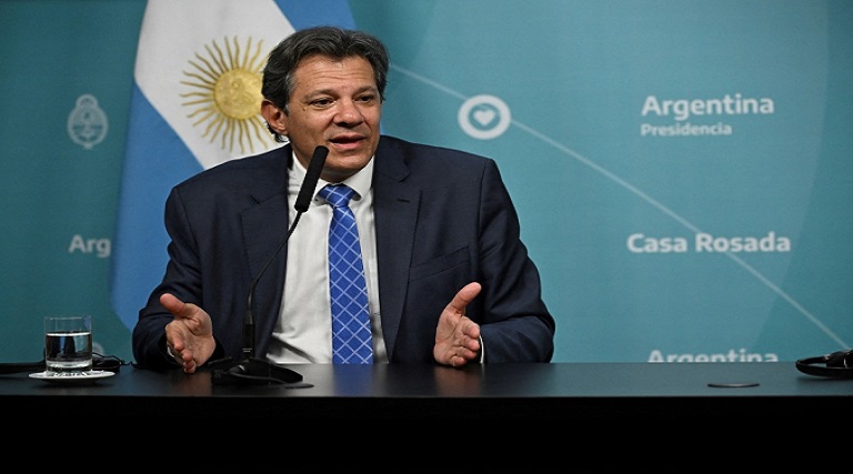 haddad afirma que banco do brasil vai financiar exportacoes para a argentina