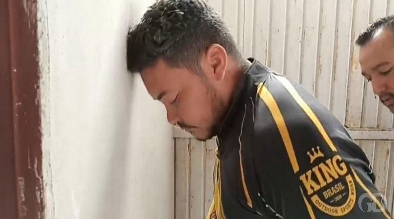 video assassino de chacina em sinop mt e preso pela policia