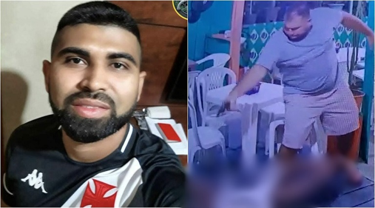 Vídeo: Homem é executado a tiros em lanchonete 1 video homem e executado a tiros em lanchonete