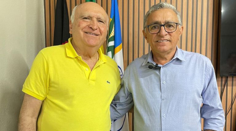 prefeito itamar moreira recebeu visita do presidente do tribunal de contas do estado da paraiba tce pb nominando diniz e apresentou o municipio de poco dantas