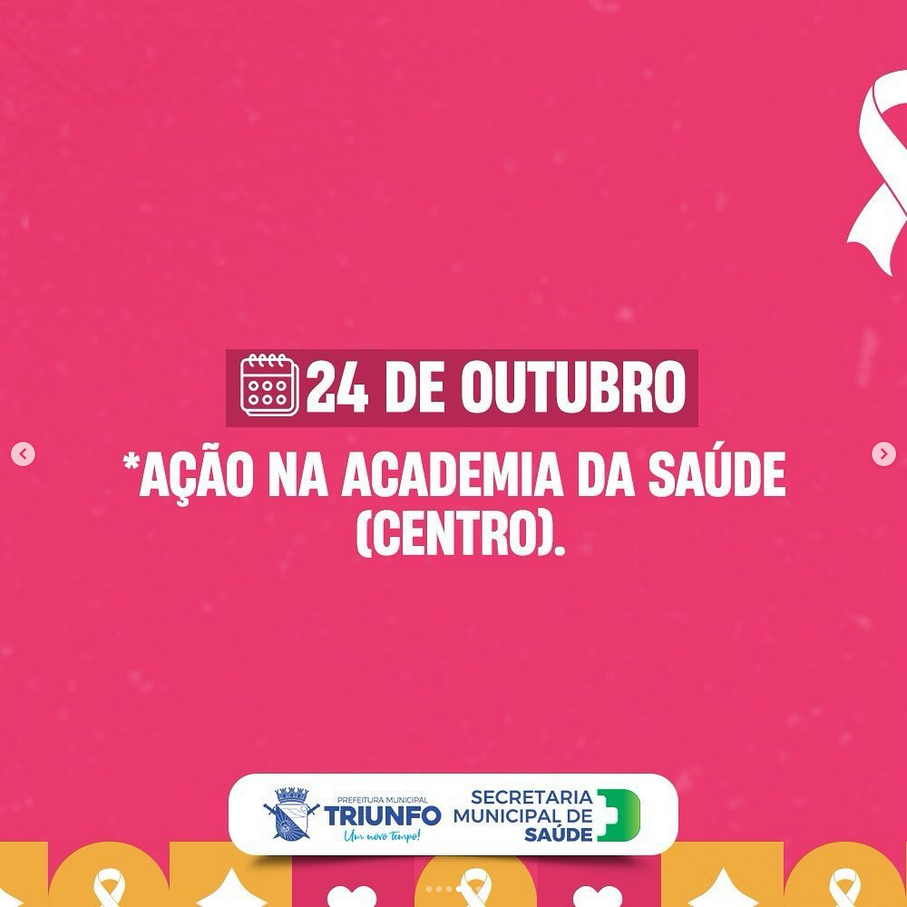 Secretaria de Saúde de Triunfo promove semana de ações e serviços para as mulheres 5 4