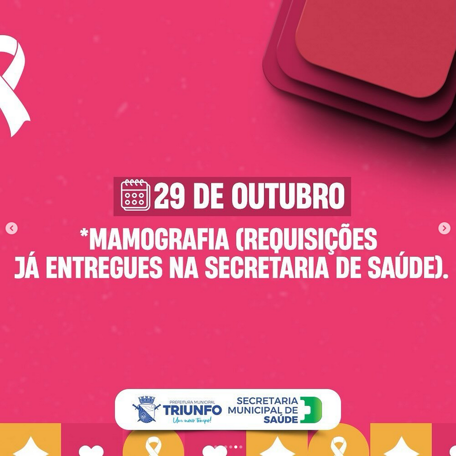 Secretaria de Saúde de Triunfo promove semana de ações e serviços para as mulheres 6 5