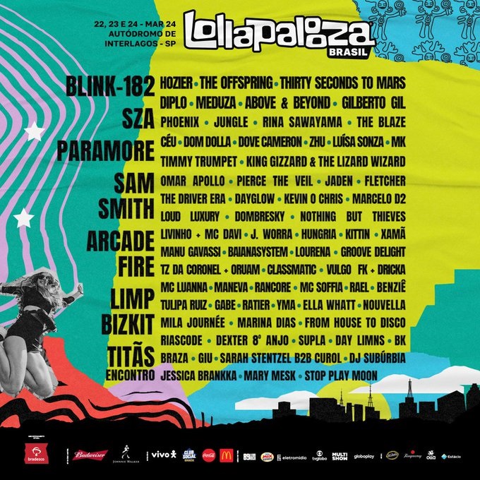 Veja line-up do Lollapalooza Brasil 2024; só artista de peso! 2 Siga o PB24HORAS no Instagram