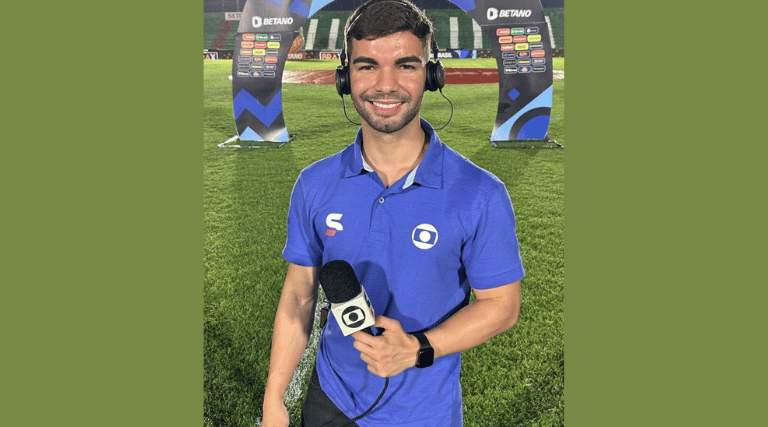 Uiraunense Matheus Aquino estreia no Sportv no jogo Sousa x Cruzeiro