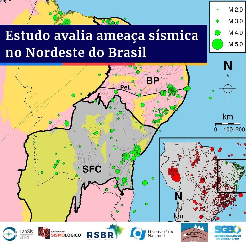 Terremotos podem afetar Paraíba e outros estados do Nordeste nos próximos anos, revela estudo 2 Terremotos
