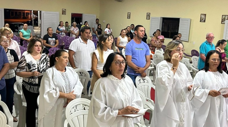 Celebração da 5ª noite de novena no Sítio Bujary 1 Celebração da 5ª noite de novena no Sítio Bujary