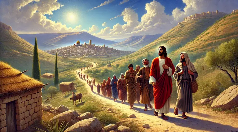 O Caminho de Jesus a Jerusalém: Mensagem do Evangelho 1 O Caminho de Jesus a Jerusalém: Mensagem do Evangelho