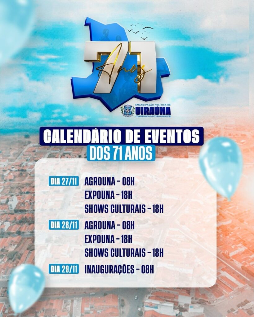 Simone Mendes, Collor de Menina e Luana Freitas serão atração da festa de emancipação de Uiraúna 3 3