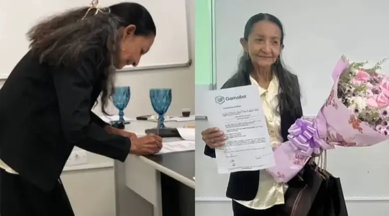 Aos 74 Anos, Dona Maria José apresenta TCC em direito