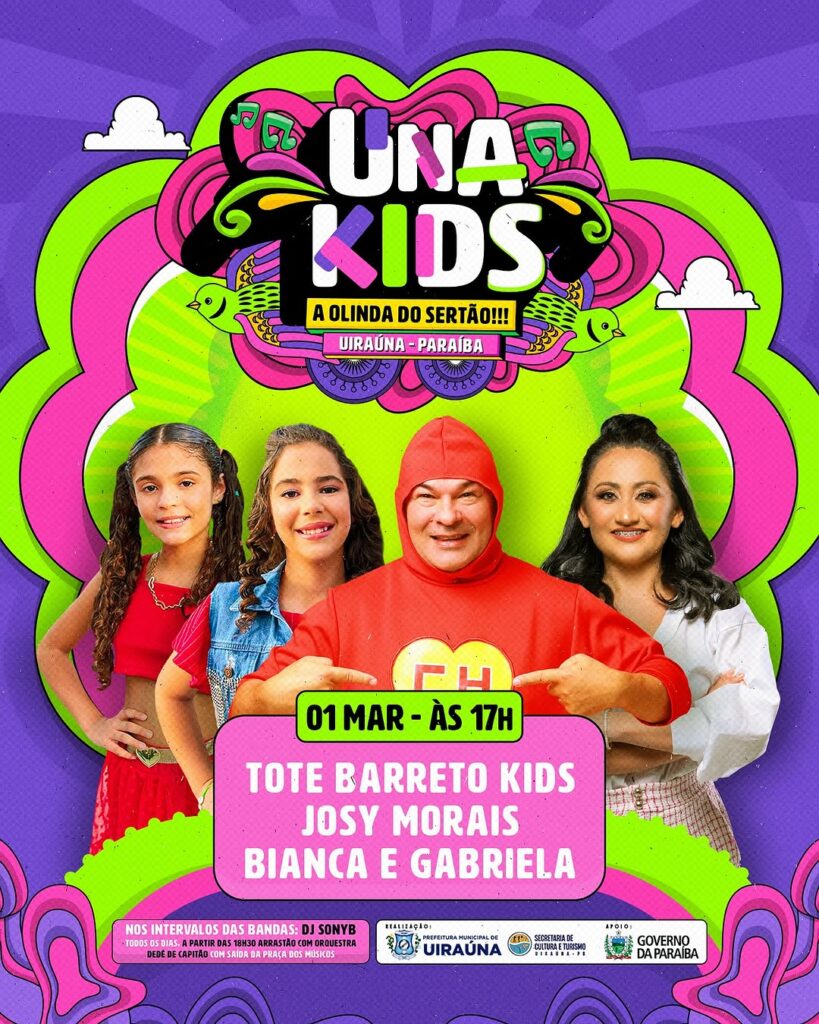 Carnaval Uiraúna 2025: confira as atrações confirmadas 3 2