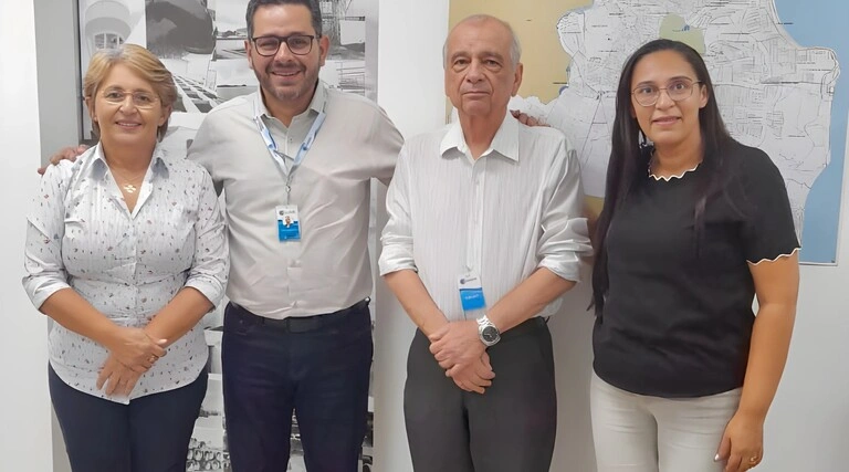 Prefeita Leninha Romão solicita ampliação de ramais de água a Cagepa 1 Prefeita Leninha Romão solicita ampliação de ramais de água a Cagepa