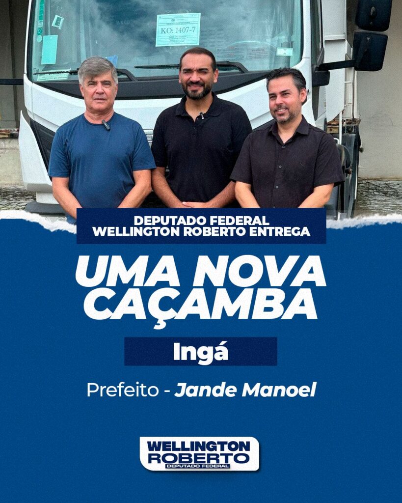 Wellington Roberto entrega veículos e maquinário para Ingá, Aparecida e associação 2 1 3