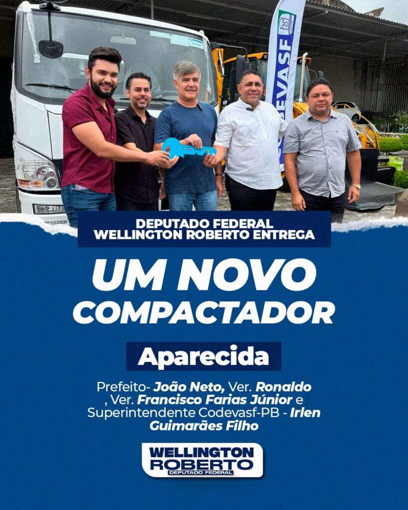 Wellington Roberto entrega veículos e maquinário para Ingá, Aparecida e associação 4 3 3