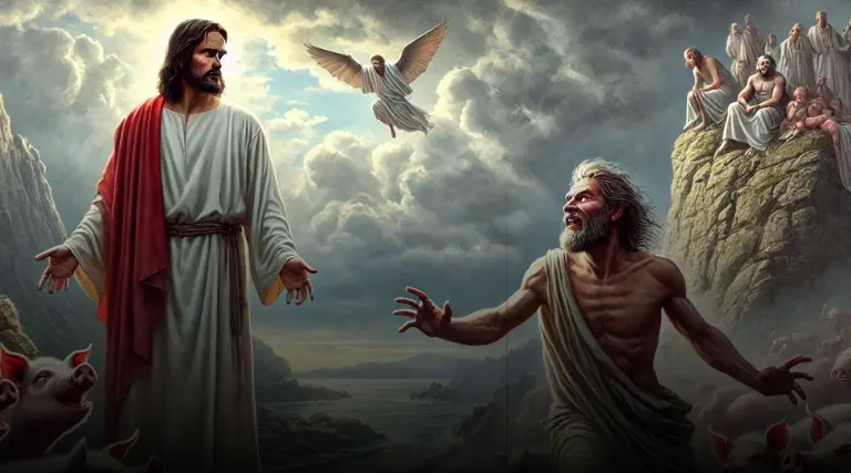 Milagre de Jesus: Evangelho em Mt 8,28-34 1 Milagre de Jesus