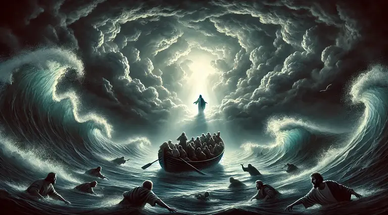 Milagre no Mar: Jesus acalmando a tempestade 1 Milagre no Mar