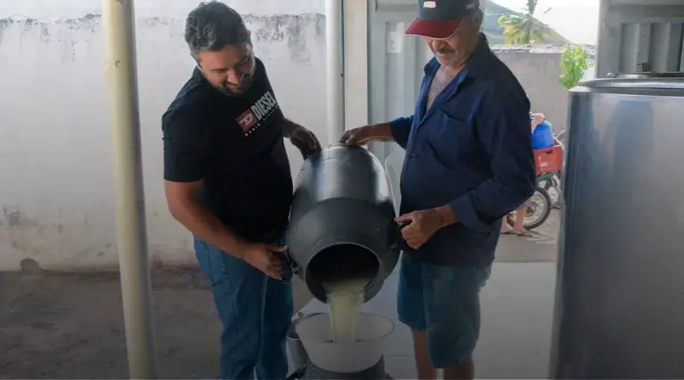 Posto de coleta de leite impulsiona economia local de Poço Dantas 1 Posto de coleta de leite impulsiona economia local de Poço Dantas