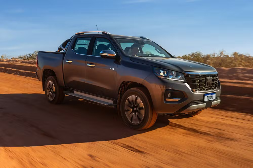 Fotos: Nova Fiat Titano 2026 5 fiat titano ranch 2026 dinamica off road frontal