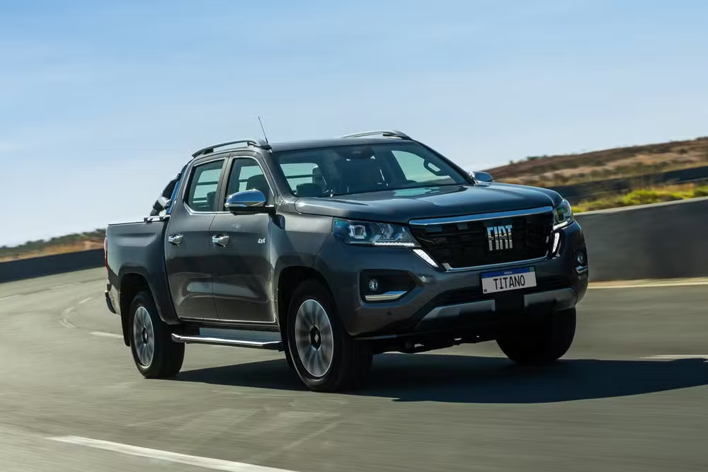 Fotos: Nova Fiat Titano 2026 7 fiat titano ranch 2026 frontal dinamica pista