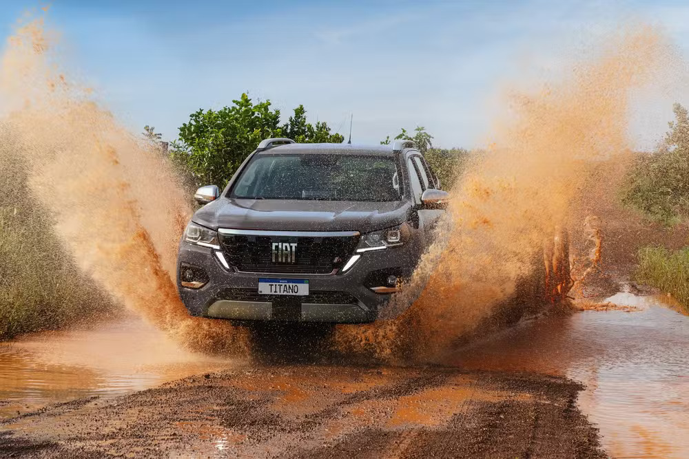 Fotos: Nova Fiat Titano 2026 9 fiat titano ranch 2026 off road splash