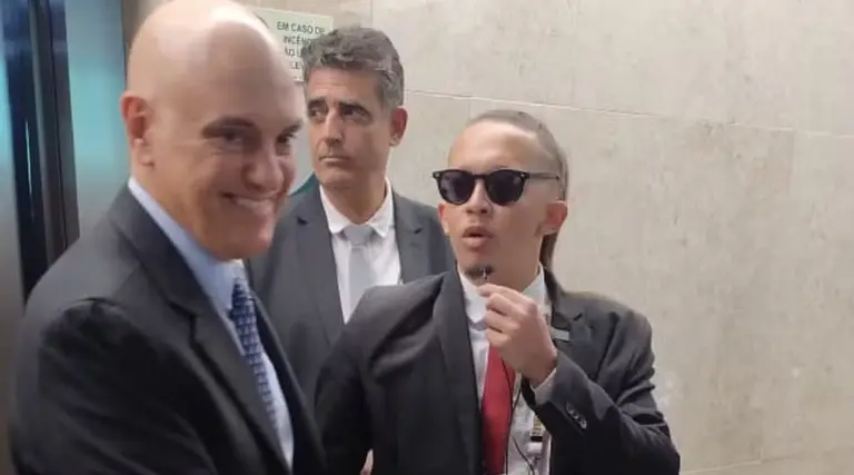 Mizael Silva se encontra com Alexandre de Moraes 1 Alexandre de Moraes se encontra com Mizael Silva