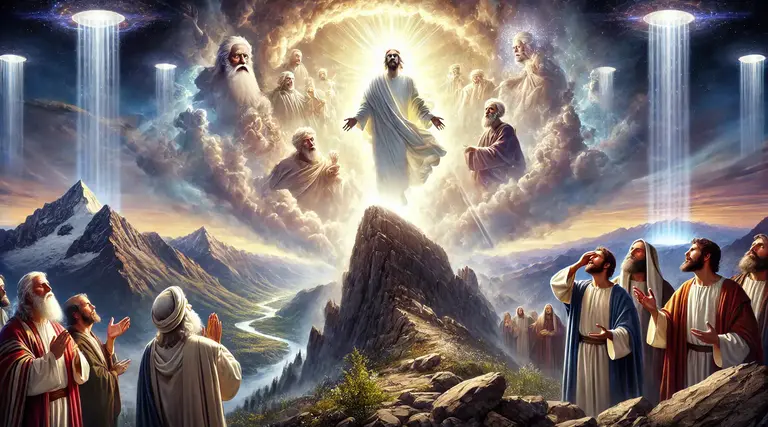 Jesus transfigurado no Monte Santo 1 Jesus transfigurado no Monte Santo