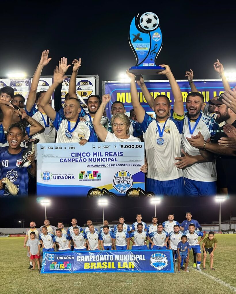 Desportiva Uiraúna: Campeã do Futebol em Uiraúna 3 🔥⚽ FINAL ELETRIZANTE EM UIRAUNA 🏆💛🖤💙🤍O Campeonato Municipal Brasil Lar 2025 foi decidido 2