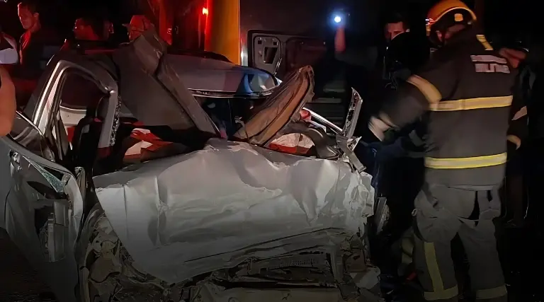 Imagens: Acidente na RN-233 mata casal 1 Imagens: Acidente na RN-233 mata casal no RN