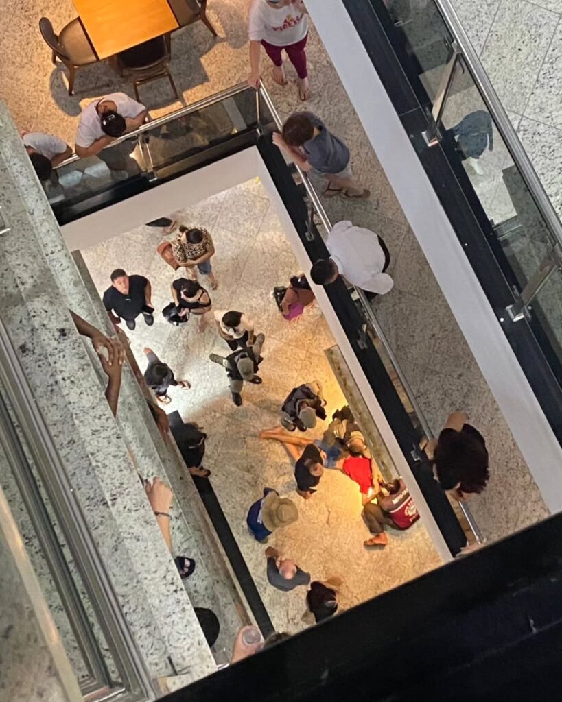 Imagens: Criança cai de 3º piso em shopping de Pau dos Ferros 5 3 3