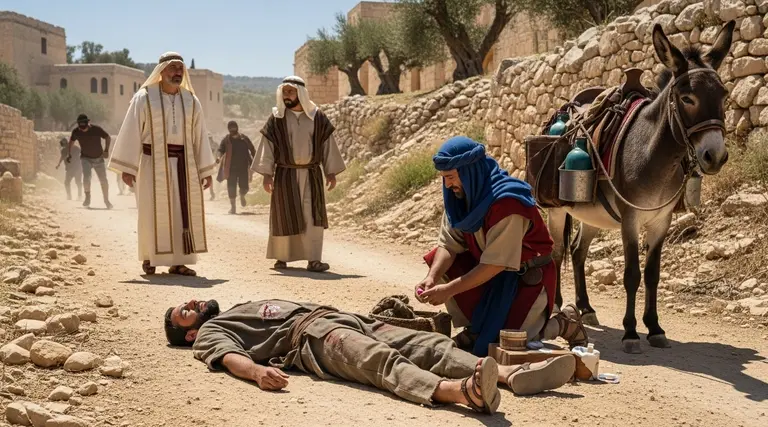 A parábola do bom samaritano: Lição de amor 1 A parabola do bom samaritano