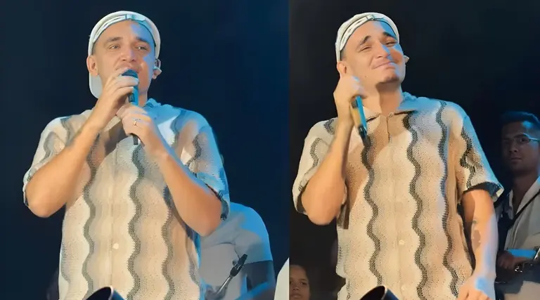 VÍDEO: João Gomes chora ao reencontrar professora 1 VÍDEO: João Gomes chora ao reencontrar professora