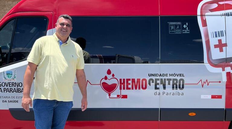 Vereador Thiago de Azulão prestigia ação do Hemocentro 1 Vereador Thiago de Azulão prestigia ação do Hemocentro