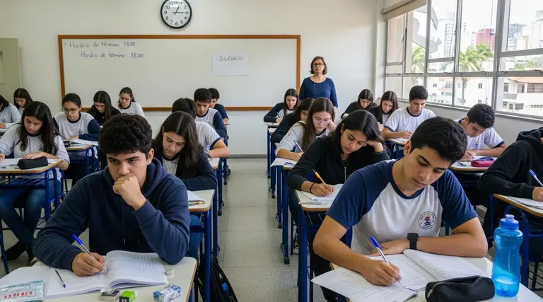 Enem 2025 registra 27% de abstenção no 1º dia 1 Enem 2025 registra 27% de abstenção no 1º dia