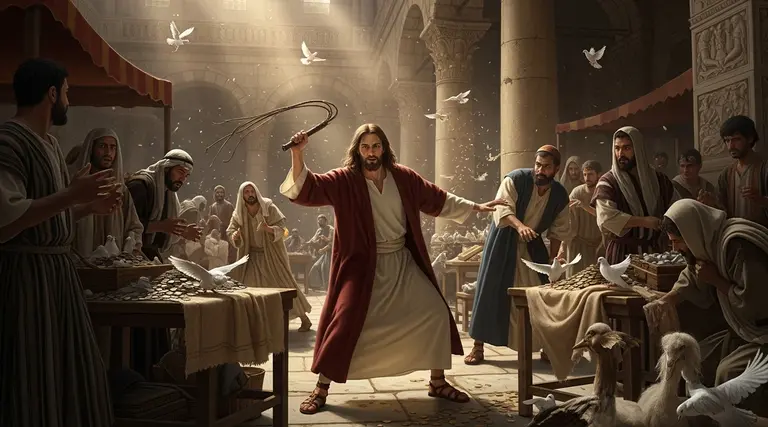 Jesus expulsa mercadores do templo 1 Jesus expulsa mercadores do templo