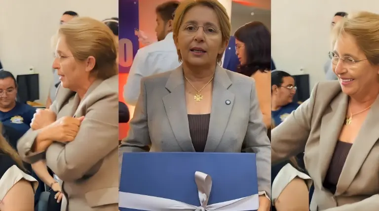 Prefeita Leninha Romão recebe Moção de Aplausos na Câmara Municipal 1 Prefeita Leninha Romao recebe Mocao de Aplausos na Camara Municipal