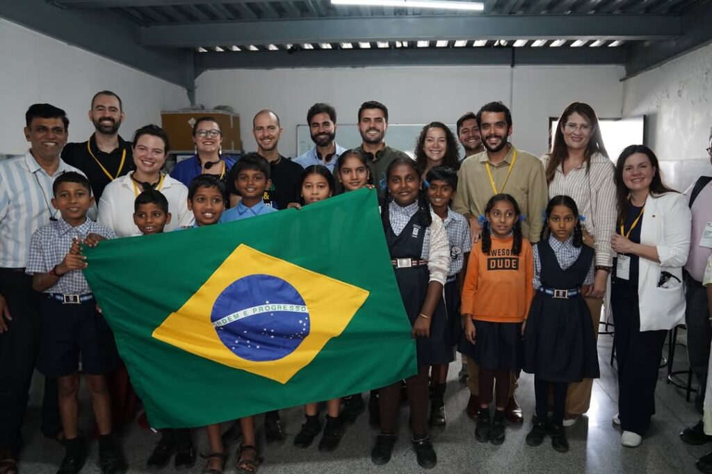 Wilson Filho representa o Brasil na Índia para fortalecer a Educação Digital 10 3 1