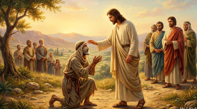 A Poderosa cura do Leproso 1 A Poderosa cura do Leproso