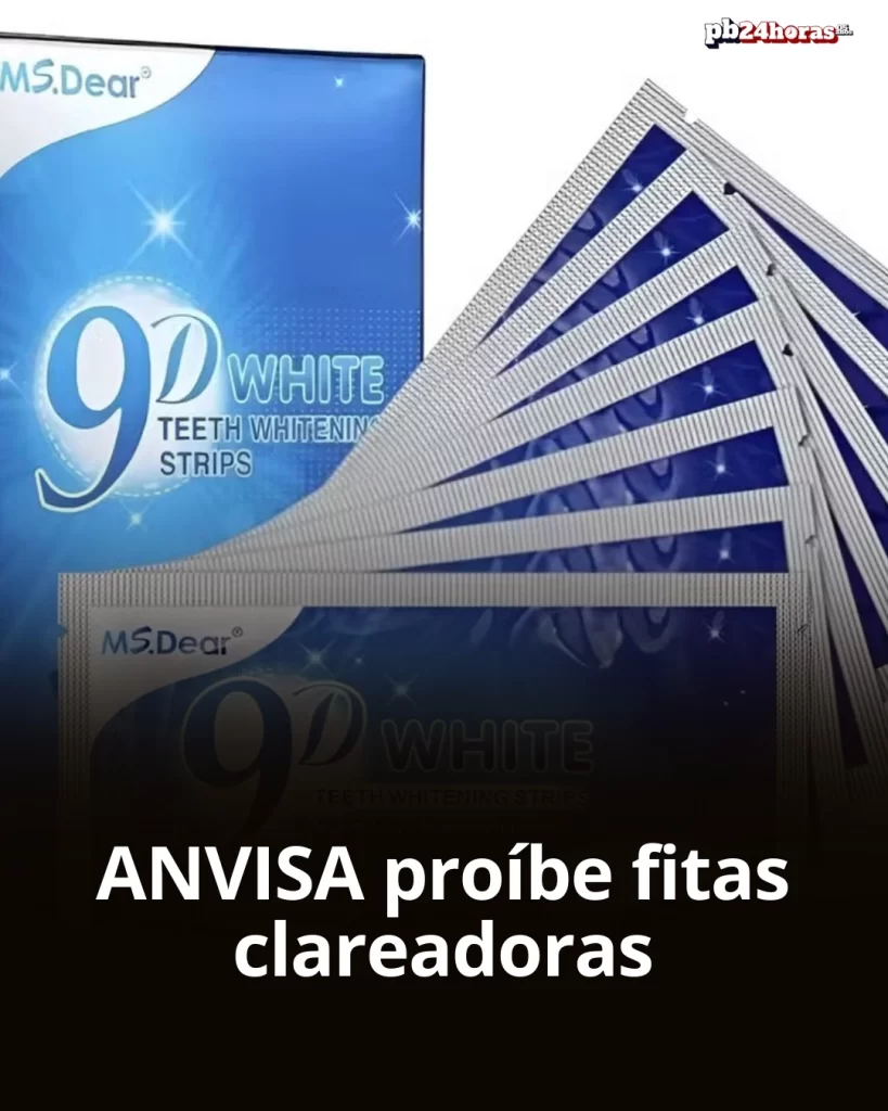 ANVISA proíbe fitas para clareamento dental por falta de comprovação de segurança